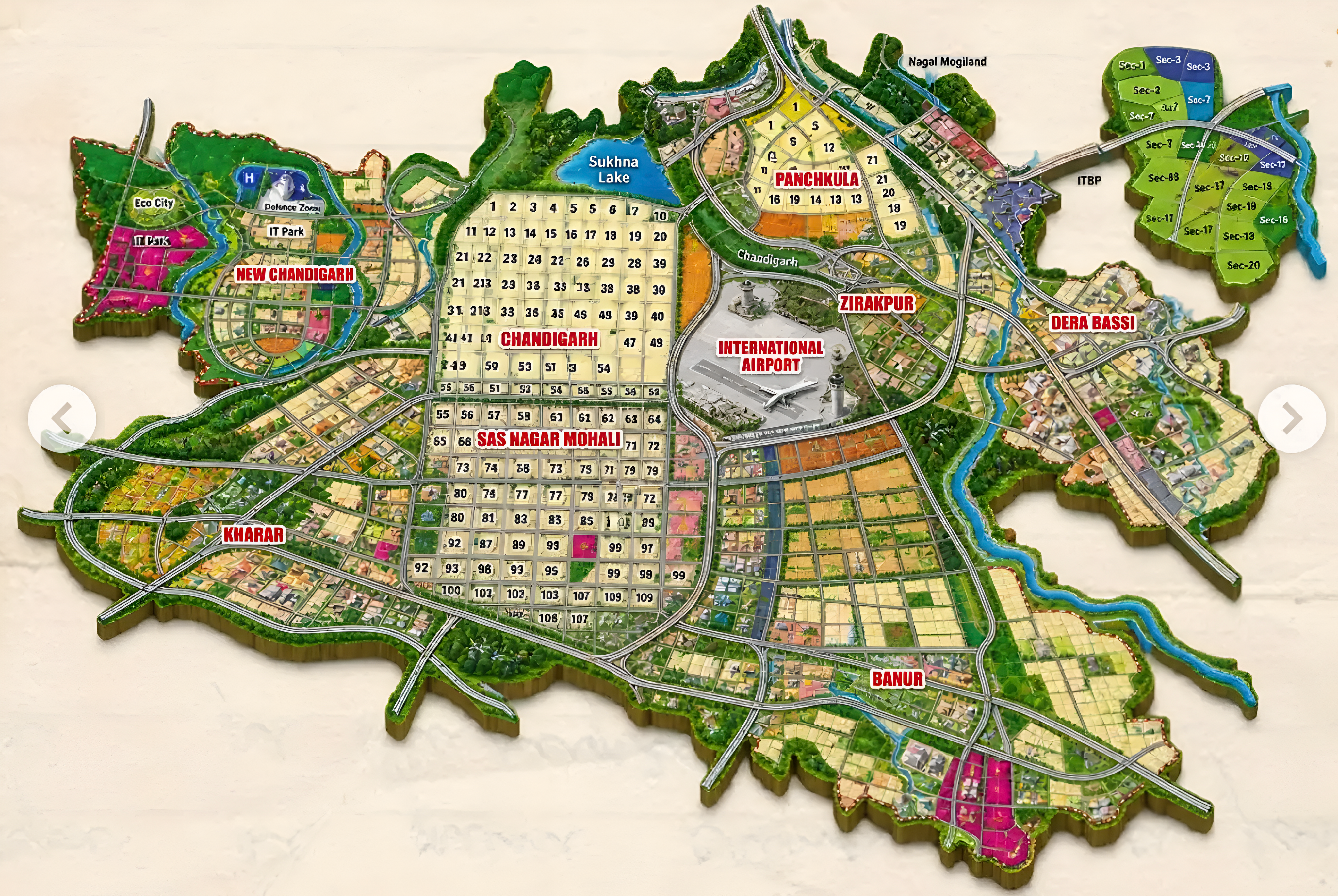 New Chandigarh vs. Zirakpur: which side suits your life?